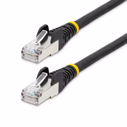 StarTech.com Cavo Ethernet CAT 6a - 7m - Nero - Cavo di rete LAN Low Smoke Zero Halogen (LSZH) - 10GbE 500MHz 100W PoE++ - Fi ...