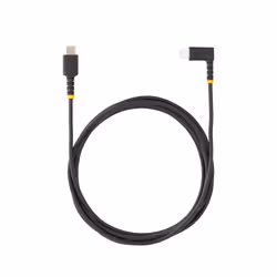 StarTech.com Cavo USB-C a Lightning da 2m - Cavo di ricarica/sincronizzazione da USB Tipo-C a Lightning in fibra aramidica resistente con angolo a 90 gradi - Certificato Apple MFi - Cavo ricarica iPhone robusto - Vista aggiuntiva 5