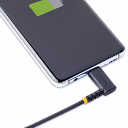 StarTech.com Cavo USB-C a Lightning da 2m - Cavo di ricarica/sincronizzazione da USB Tipo-C a Lightning in fibra aramidica resistente con angolo a 90 gradi - Certificato Apple MFi - Cavo ricarica iPhone robusto - Vista aggiuntiva 6