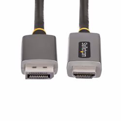 StarTech.com Cavo adattatore DisplayPort HDMI da 2 m, 8K 60Hz, 4K 144Hz, HDR10, Convertitore video attivo da DisplayPort 1.4 a HDMI 2.1, Da desktop DisplayPort a monitor HDMI, M/M - Cavo DP a HDMI - Vista aggiuntiva 5