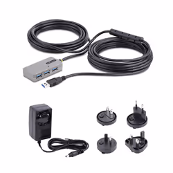 StarTech.com U01043-USB-EXTENDER hub di interfaccia USB 3.2 Gen 1 (3.1 Gen 1) Type-A 5000 Mbit/s Nero, Argento - Vista aggiuntiva 7