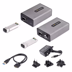 StarTech.com Extender USB 3.0 a 2 Porte su Fibra Multimodale OM3 - LC/LC - Hub 2x USB-A 5Gbps - Resistente Estensore USB su Fibra Ottica fino a 350m - Extender USB Ottico - Vista aggiuntiva 7