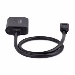 StarTech.com Splitter HDMI 4K a 2 Porte - Sdoppiatore Video HDMI 2.0 4K 60Hz con 1 Ingresso e 2 Uscite - Hub HDMI HDR/HDCP 2.2 - Multipresa HDMI con cavo da 50 cm - Alimentazione da USB o con Alimentatore (incl.) - Vista aggiuntiva 4