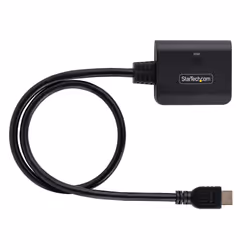 StarTech.com Splitter HDMI 4K a 2 Porte - Sdoppiatore Video HDMI 2.0 4K 60Hz con 1 Ingresso e 2 Uscite - Hub HDMI HDR/HDCP 2.2 - Multipresa HDMI con cavo da 50 cm - Alimentazione da USB o con Alimentatore (incl.) - Vista aggiuntiva 5