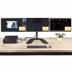 StarTech.com Adattatore DP HDMI a 3 Porte - Hub MST da DisplayPort a HDMI 4K 60Hz - Convertitore DP1.4 a Multi Monitor HDMI per Notebook - Splitter HDMI con Cavo Integrato da 30cm, Alimentato da USB - Solo Windows - Vista aggiuntiva 5