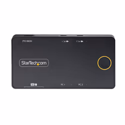 StarTech.com C2-H46-UC2-PD-KVM switch per keyboard-video-mouse (kvm) Nero - Vista aggiuntiva 5