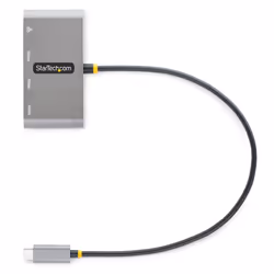StarTech.com Hub USB-C con Ethernet a 3 porte - Adattatore USB Type-C con 3x USB-A e 1X Ethernet Gigabit - Splitter USB C Alimentato da Bus- USB 3.0 5Gbps - Hub Portatile USB-C/USB-A - Cavo Integrato da 30cm - GbE - Vista aggiuntiva 5