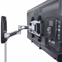StarTech.com Supporto TV da Parete Articolato, Staffa VESA a Muro per TV da 26 a 65 pollici/45Kg, Braccio per TV 26-65" a Schermo Piatto o Curvo a Basso Profilo, Staffa TV a Muro Angolare/Regolabile/Retrattile - Vista aggiuntiva 5