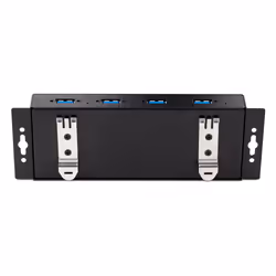 StarTech.com Hub USB 3.0 Industriale a 4 Porte - Multipresa USB Alimentata, ESD e Protezione da Sovratensione - Ciabatta USB-A 5Gbps Installabile a Parete/Scrivania/Barra DIN, Splitter USB con Porte Bloccabili - Vista aggiuntiva 7