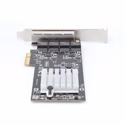 StarTech.com Scheda di rete 2.5 Gigabit a 4 porte - Scheda Ethernet PCIe da 2,5 Gbps NBASE-T, Intel I225-V, Scheda di rete per PC, NIC Multi-Gigabit, Scheda LAN per server PCI Express, Interfaccia Ethernet - Vista aggiuntiva 4