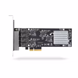 StarTech.com Scheda di rete 2.5 Gigabit a 4 porte - Scheda Ethernet PCIe da 2,5 Gbps NBASE-T, Intel I225-V, Scheda di rete per PC, NIC Multi-Gigabit, Scheda LAN per server PCI Express, Interfaccia Ethernet - Vista aggiuntiva 5