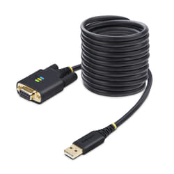 StarTech.com 1P10FFCN-USB-SERIAL cavo seriale Nero 3 m USB tipo A DB-9
