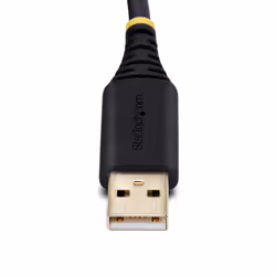 StarTech.com 2P6FFC-USB-SERIAL adattatore per inversione del genere dei cavi USB-A 2 x DB-9 RS-232 Nero, Grigio - Vista aggiuntiva 6