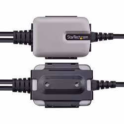 StarTech.com 2P6FFC-USB-SERIAL adattatore per inversione del genere dei cavi USB-A 2 x DB-9 RS-232 Nero, Grigio - Vista aggiuntiva 7