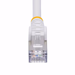 StarTech.com Cavo Ethernet CAT8 bianco da 15m, RJ45 Snagless, 25G/40G, 2000MHz, 100W PoE++, S/FTP, cavo lan in rame puro 26AWG, LSZH, cavo patch di rete schermato con rilievi di trazione, testato individualmente - Vista aggiuntiva 4
