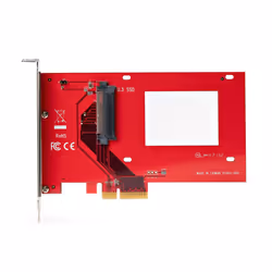 StarTech.com Scheda adattatore da U.3 a PCIe, adattatore PCIe 4.0 x4 per SSD U.3 NVMe da 2,5", scheda aggiuntiva PCI Express SFF-TA-1001 per desktop/server, conforme a TAA - Indipendente dal Sistema Operativo - Vista aggiuntiva 5