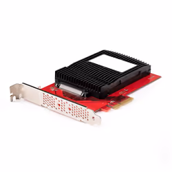 StarTech.com Scheda adattatore da U.3 a PCIe, adattatore PCIe 4.0 x4 per SSD U.3 NVMe da 2,5", scheda aggiuntiva PCI Express SFF-TA-1001 per desktop/server, conforme a TAA - Indipendente dal Sistema Operativo - Vista aggiuntiva 6