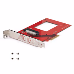 StarTech.com Scheda adattatore da U.3 a PCIe, adattatore PCIe 4.0 x4 per SSD U.3 NVMe da 2,5", scheda aggiuntiva PCI Express SFF-TA-1001 per desktop/server, conforme a TAA - Indipendente dal Sistema Operativo - Vista aggiuntiva 7