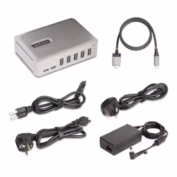 StarTech.com 10G5A2CS-USB-C-HUB hub di interfaccia USB 3.2 Gen 2 (3.1 Gen 2) Type-C 10000 Mbit/s Argento - Vista aggiuntiva 7