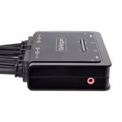 StarTech.com C2-DH46-UA2-CBL-KVM switch per keyboard-video-mouse (kvm) Nero - Vista aggiuntiva 4