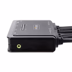 StarTech.com C2-DH46-UA2-CBL-KVM switch per keyboard-video-mouse (kvm) Nero - Vista aggiuntiva 5