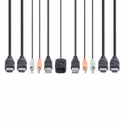 StarTech.com C2-DH46-UA2-CBL-KVM switch per keyboard-video-mouse (kvm) Nero - Vista aggiuntiva 6
