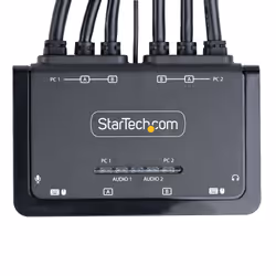 StarTech.com C2-DH46-UA2-CBL-KVM switch per keyboard-video-mouse (kvm) Nero - Vista aggiuntiva 7