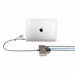 StarTech.com Hub USB-C a 2 porte con Ethernet e RS-232, dongle USB-C a USB-A collegato, 100W PD Pass-through, 2x USB-A 5Gbps, Gigabit Ethernet, RS232 seriale (FTDI) - Vista aggiuntiva 7