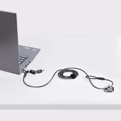 StarTech.com NANOK-LAPTOP-LOCK cavo di sicurezza Nero, Argento 2 m - Vista aggiuntiva 8