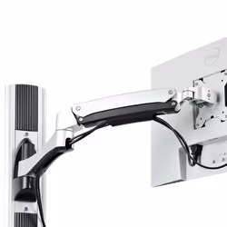 StarTech.com Workstation con montaggio a parete, supporto VESA per monitor da 32" (10kg), supporto per monitor completamente articolato e vassoio per tastiera - Vista aggiuntiva 5