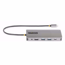 StarTech.com Adattatore multiporta USB-C a tre monitor, HDMI/ DisplayPort, hub 4x USB, 100W PD, GbE, lettore di schede SD/MicroSD - Vista aggiuntiva 4