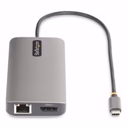 StarTech.com Adattatore multiporta USB-C a tre monitor, HDMI/ DisplayPort, hub 4x USB, 100W PD, GbE, lettore di schede SD/MicroSD - Vista aggiuntiva 5