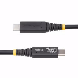 StarTech.com Cavo USB4 da 1m, cavo USB-C certificato USB-IF, 40 Gbps, 240W PD 3.1 EPR, 8K 60Hz, cavo di trasferimento dati USB Type-C, compatibile con porte TB/USB 3.2 - Vista aggiuntiva 4