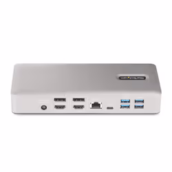 StarTech.com Docking Station Thunderbolt 4 multi monitor, dock TB4 per monitor quadrupli/tripli/doppi - 2x HDMI/2x DisplayPort, Hub 7x USB, 2,5Gb Ethernet, 98W PD - Vista aggiuntiva 4