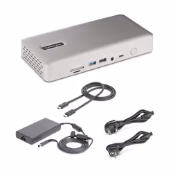 StarTech.com Docking Station Thunderbolt 4 multi monitor, dock TB4 per monitor quadrupli/tripli/doppi - 2x HDMI/2x DisplayPort, Hub 7x USB, 2,5Gb Ethernet, 98W PD - Vista aggiuntiva 8