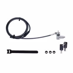 StarTech.com Cavo di Sicurezza Universale per Laptop (2m), Dispositivo di Blocco per Notebook Compatibile con Noble Wedge/Nano/K-Slot, Serratura con Chiave, Cavo in Acciaio al Carbonio Antifurto Resistente al Taglio - Vista aggiuntiva 8