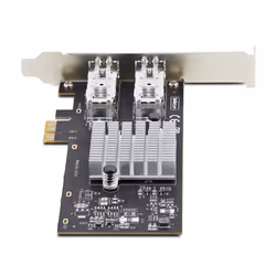 StarTech.com Scheda di Rete SFP GbE a 2 Porte, PCIe 2.1 x1, Intel I210-IS, Controller 1GbE, 1000BASE rame/fibra ottica, NIC Gigabit Ethernet a due porte, backplane desktop/server - Windows e Linux - Vista aggiuntiva 4