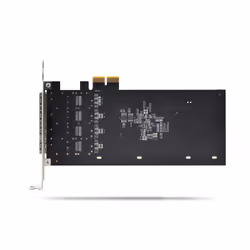 StarTech.com Scheda di rete SFP GbE a 4 porte, PCIe 2.0 x2 (compatibile x4, x8, x16), Controller Intel I350-AM4 4x 1GbE, 1000BASE rame/fibra ottica, NIC Gigabit Ethernet per desktop/server - Windows e Linux - Vista aggiuntiva 6