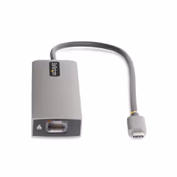 StarTech.com Hub USB-C a 3 porte con Ethernet da 2,5 Gbps e porta Power Delivery Pass-through da 100W, USB 3.2 10Gbps, 2x USB-A/1x USB-C, Hub adattatore USB Type-C portatile - Vista aggiuntiva 4
