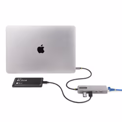 StarTech.com Hub USB-C a 3 porte con Ethernet da 2,5 Gbps e porta Power Delivery Pass-through da 100W, USB 3.2 10Gbps, 2x USB-A/1x USB-C, Hub adattatore USB Type-C portatile - Vista aggiuntiva 5