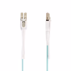StarTech.com Cavo in fibra ottica multimodale OM4 LC a LC (UPC) con linguette push-pull, 10m, 50/125µm, Reti 100G, Insensibile alla piegatura, Bassa perdita di inserzione, Cavo patch/bretella in fibra ottica LSZH