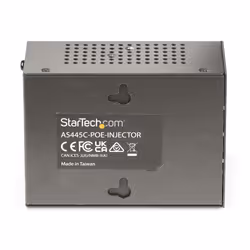 StarTech.com Iniettore PoE++ Multi-Gigabit a 4 porte, Ethernet 5/2.5/1G (NBASE-T), PoE/PoE+/PoE++ (802.3af/802.3at/802.3bt), Potenza di alimentazione 160 Watt, Montabile a parete/su guida DIN, Non gestito - Vista aggiuntiva 6