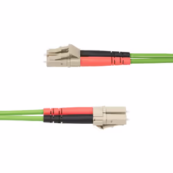 StarTech.com Cavo in Fibra Ottica Multimodale da LC a LC (UPC) OM5 da 15m, Cavo Patch Duplex LOMMF 50/125µm, VCSEL, 40G/100G, Insensibile alla piegatura, Bassa perdita di inserzione, Bretella ottica in fibra LSZH