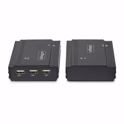 StarTech.com KVM Extender DisplayPort su fibra ottica, 4K 60Hz, kit di estensione, fino a 300m (multimodale) con moduli SFP+ preinstallati, 3x USB HID - Vista aggiuntiva 4