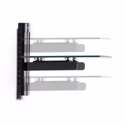 StarTech.com Mensola da Parete in Vetro Temperato per Apparecchiature A/V - Ripiano liscio sotto/sopra TV/Monitor regolabile in altezza per dispositivi Audio/Video - Vista aggiuntiva 5