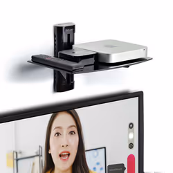StarTech.com Mensola da Parete in Vetro Temperato per Apparecchiature A/V - Ripiano liscio sotto/sopra TV/Monitor regolabile in altezza per dispositivi Audio/Video - Vista aggiuntiva 8