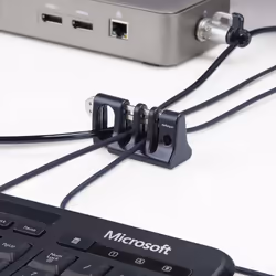 StarTech.com Blocco di sicurezza per cavi delle periferiche, tastiera/mouse, blocco per cavi per uffici/computer condivisi compatibile con cavo/padlock di sicurezza per laptop - TAA - Vista aggiuntiva 7