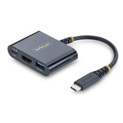 StarTech.com Adattatore Multiporta USB-C a HDMI con Ricarica PD 140W, HDMI 4K 60Hz, Hub USB 5Gbps, Mini Dock per MacBook, Dell, ThinkPad, HP, iPad, Tablet, Bianco