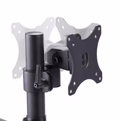 StarTech.com Supporto per tre monitor fino a 27", VESA 75x75/100x100, regolazioni dei bracci senza attrezzi, montaggio con morsetto a C/occhiello, bracci a molla - Vista aggiuntiva 6