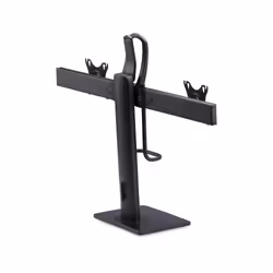 StarTech.com Supporto da Tavolo per Due Monitor- Staffa con barra trasversale per 2 Schermi da 27" VESA 75x75/100x100, altezza regolabile, portata 6 kg per Display - Vista aggiuntiva 2